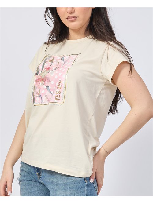 T-shirt ras du cou Yes Zee avec imprimé YES ZEE | T273-S7000222